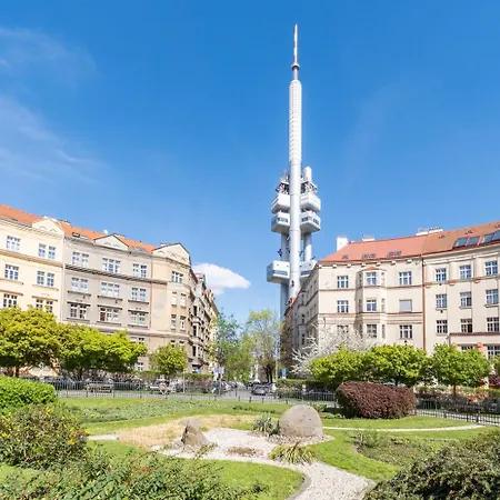 Apartment Blueground 3 Furnished Zizkov Tower Prg-45
